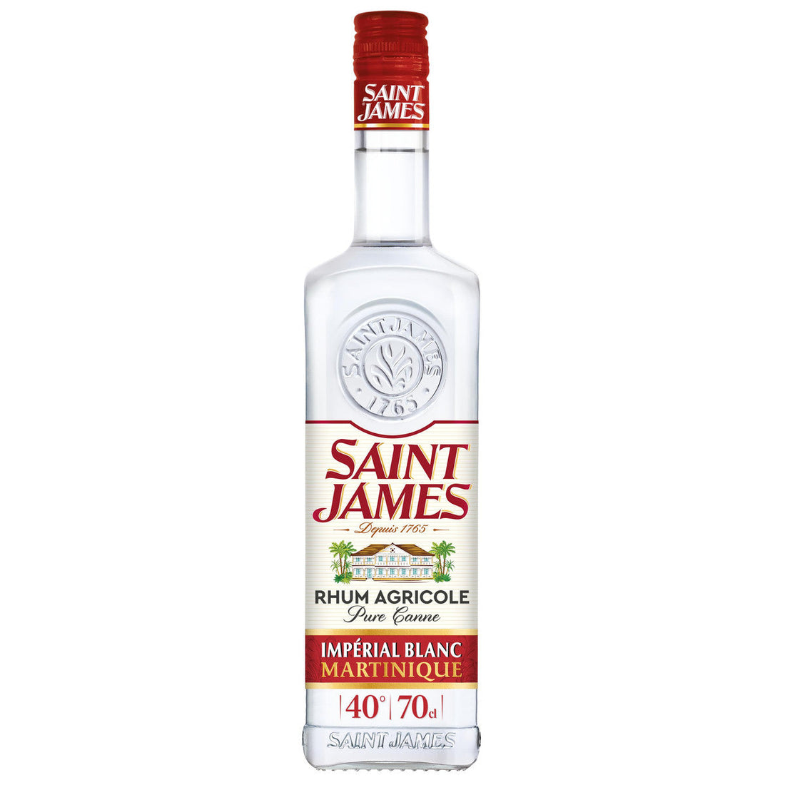 Saint James Rhum Blanc Impérial Agricole Martinique 70cl