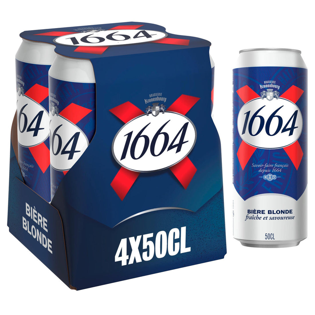 1664 Bière Blonde Pack 4x50cl