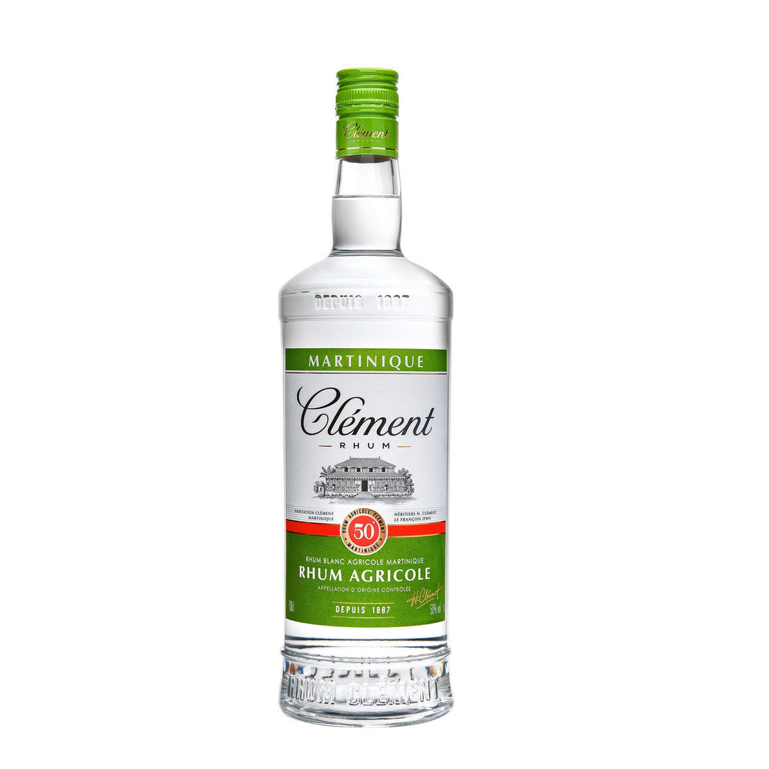Clément Rhum Blanc Agricole Martinique 1L