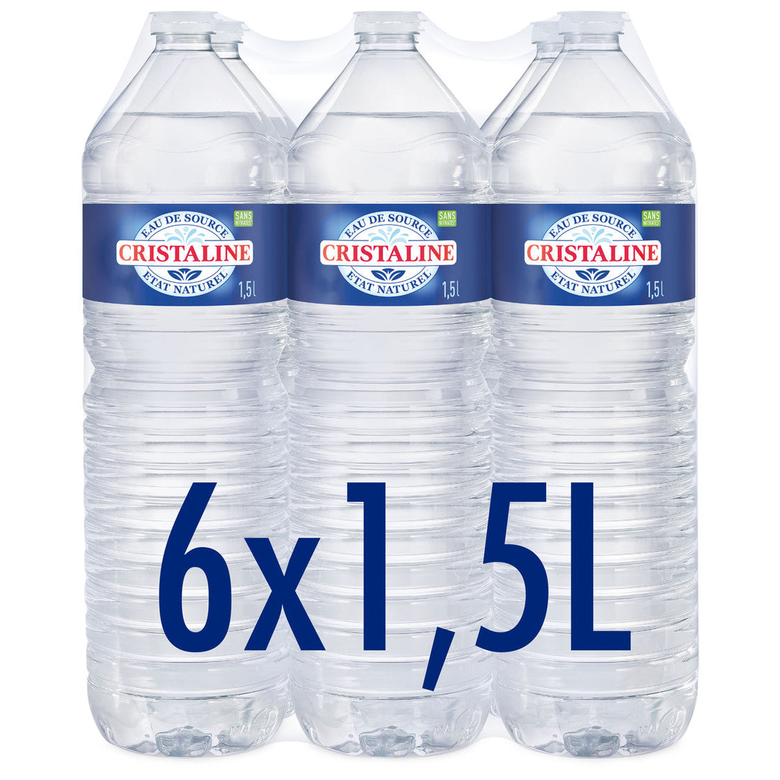 Cristaline Eau de Source Plate Pack 6x1,5L
