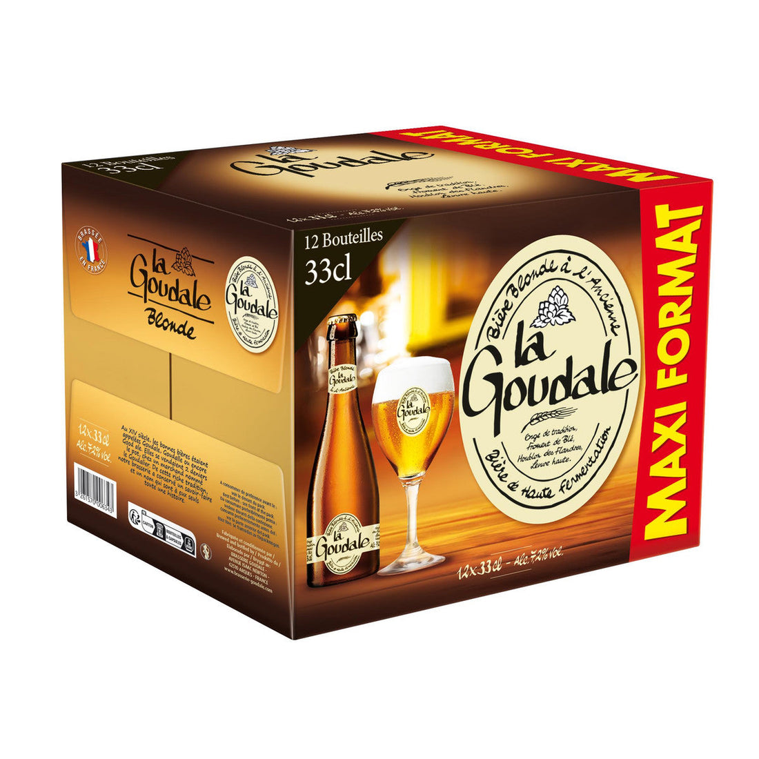 G De Goudale Bière Blonde à L'ancienne Pack 12x33cl