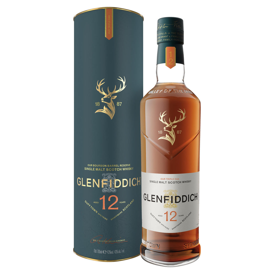 Glenfiddich Single Malt Triple Oak 12ans 70cl