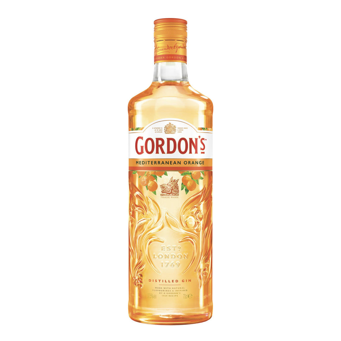 Gordon's Gin Méditerranéen à L'orange 70cl