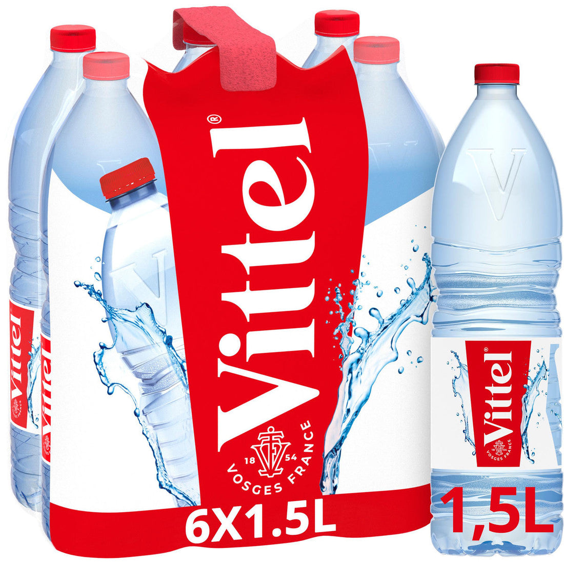 Vittel Eau Minérale Naturelle Plate Pack 6x1,5L
