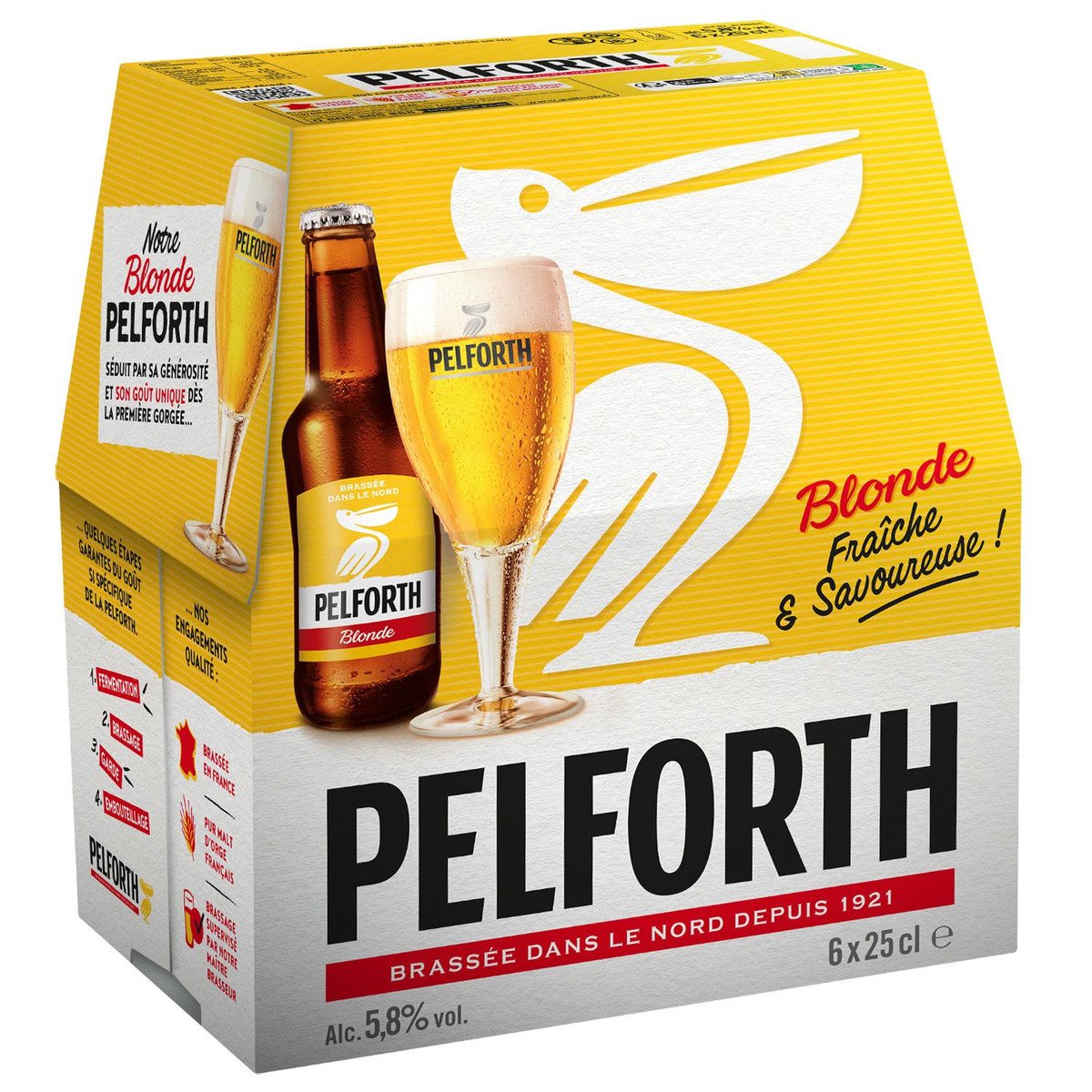 Pelforth Bière Blonde Pack 6x25cl
